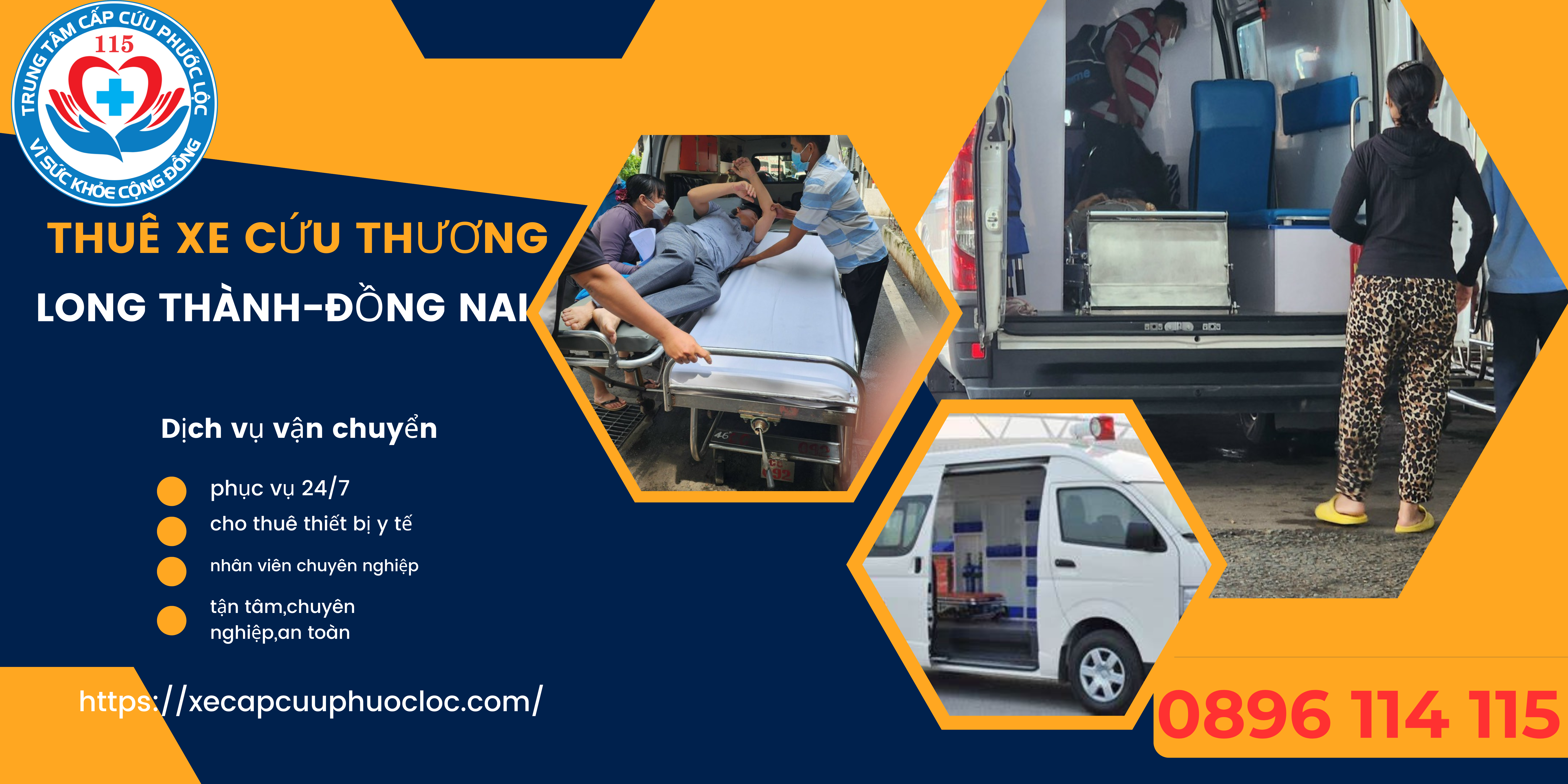 Thuê xe cứu thương Long Thành Đồng Nai uy tín,nhanh chóng,tiện lợi