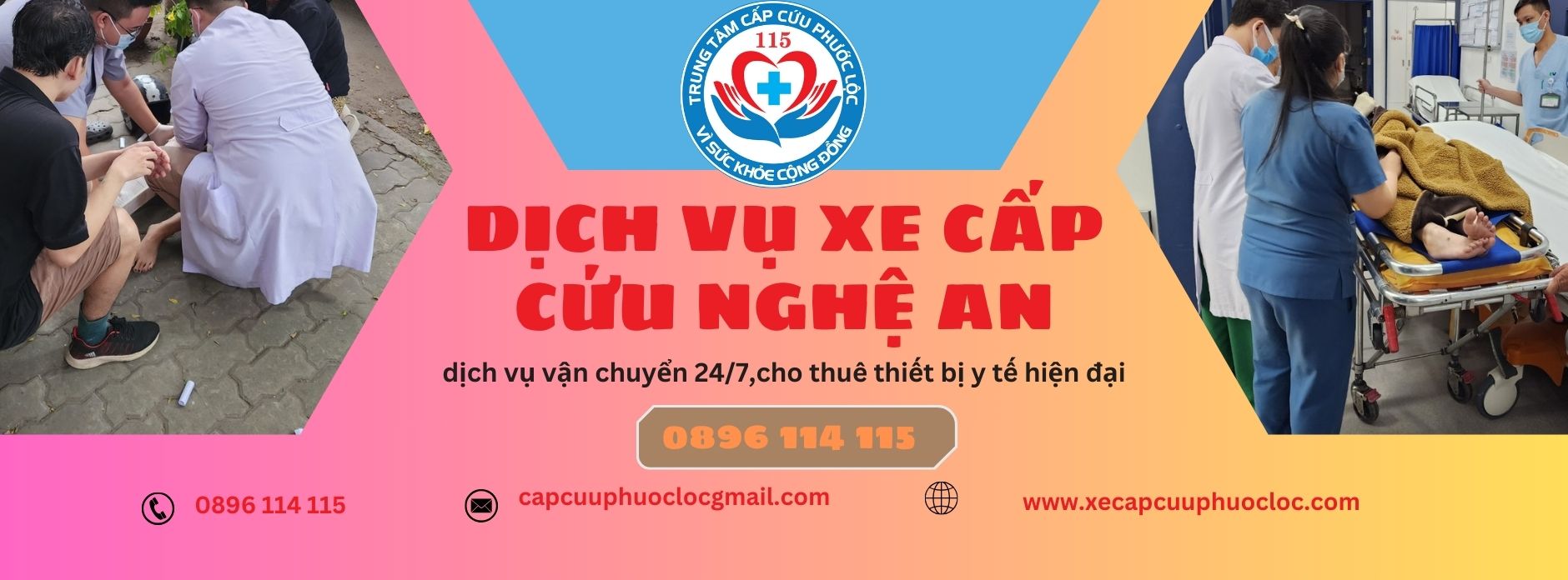 xe cứu thương Nghệ An 0896 114 115