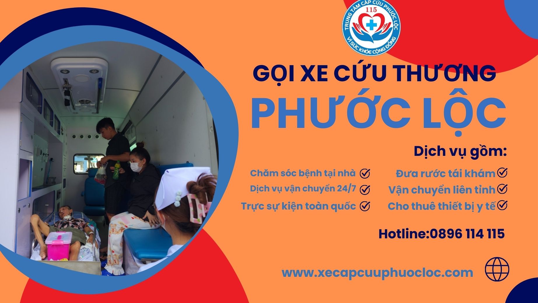 xe cứu thương HCM,Xe cấp cứu Sài Gòn 0896 114 115