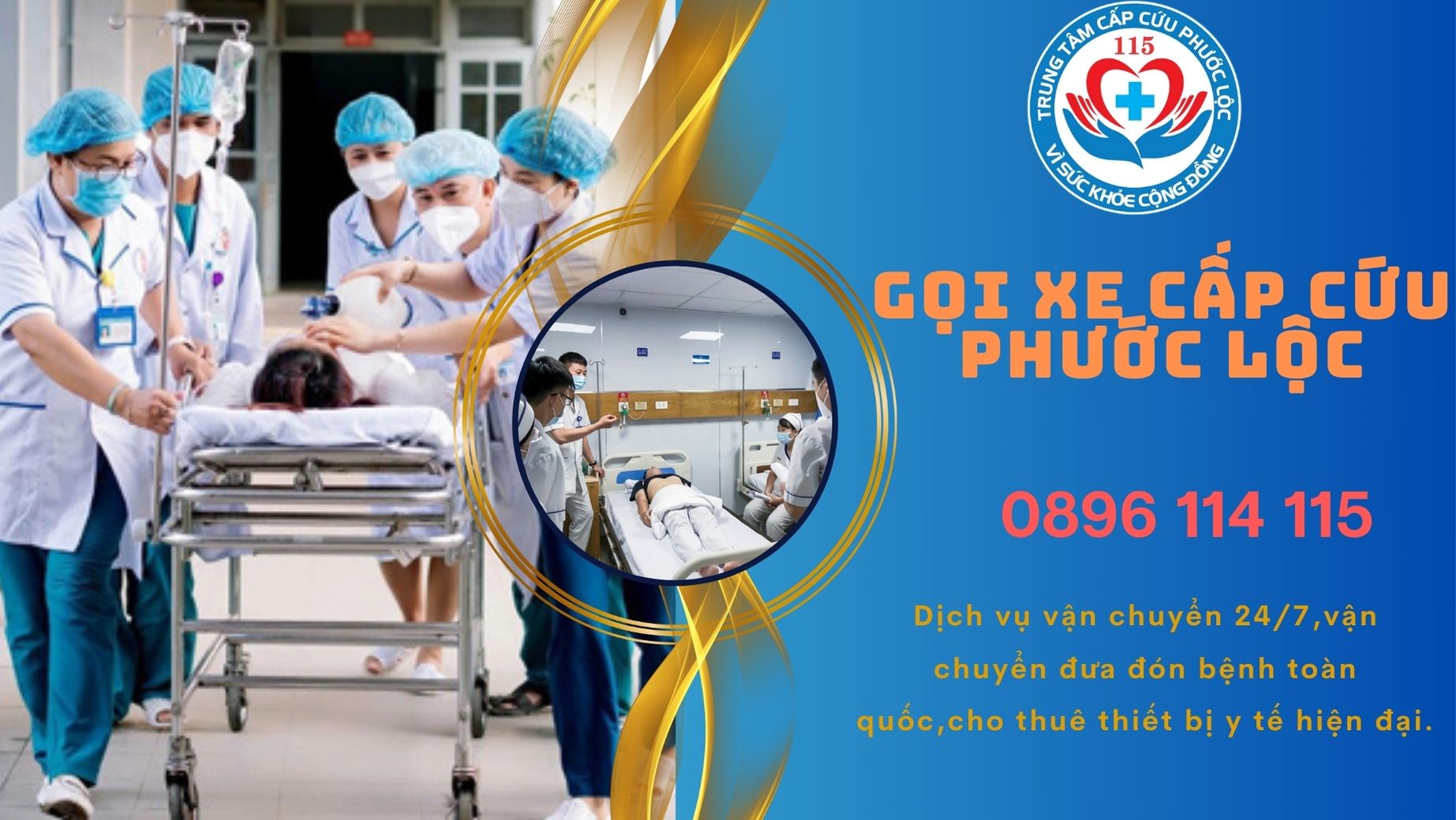 Gọi xe cứu thương Lâm Đồng 0896 114 115