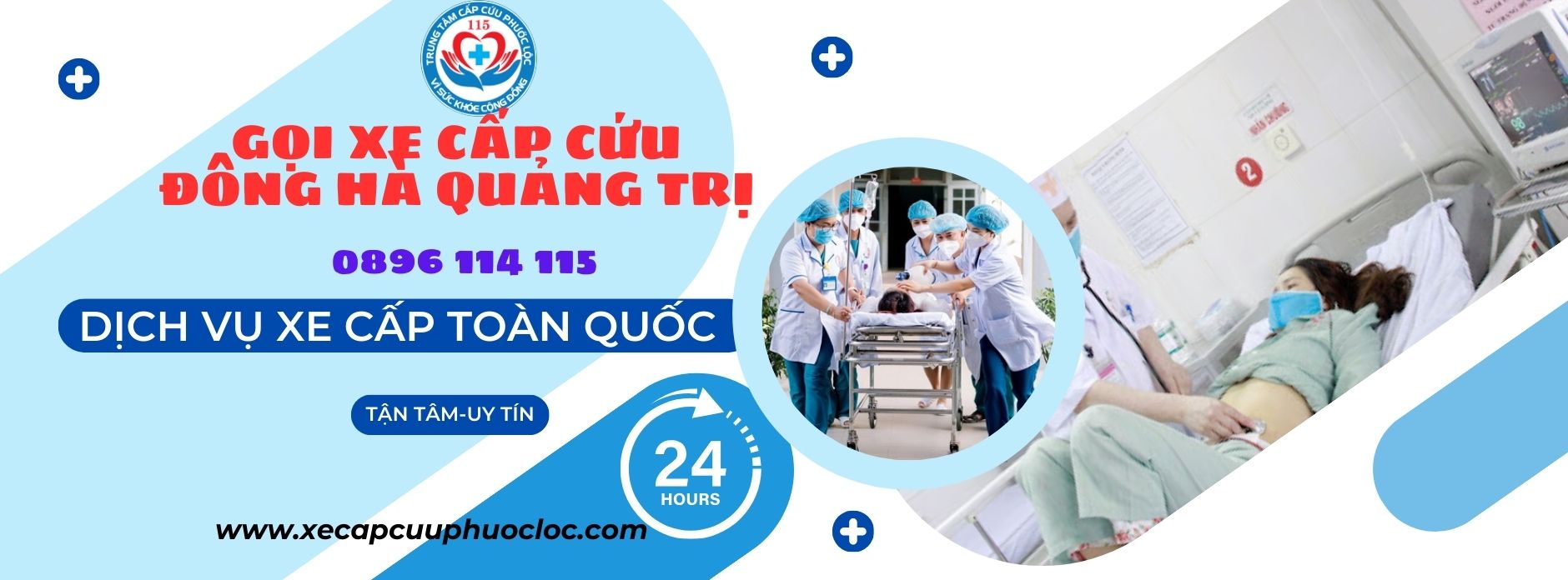 Thuê xe cứu thương Đông Hà 0896 114 115
