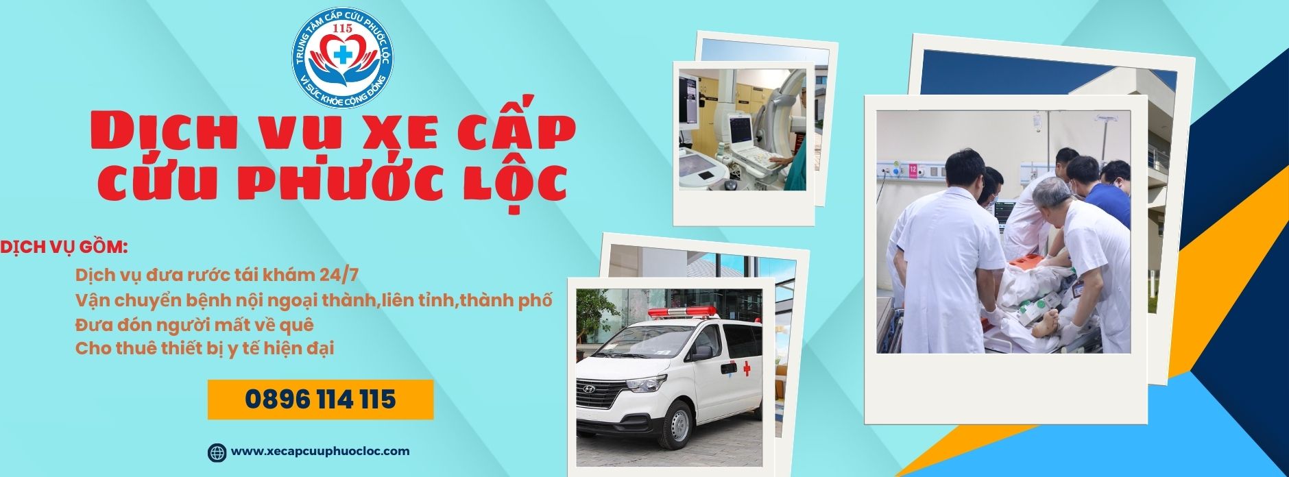 thuê xe cấp cứu Phước Lộc 0896 114 115