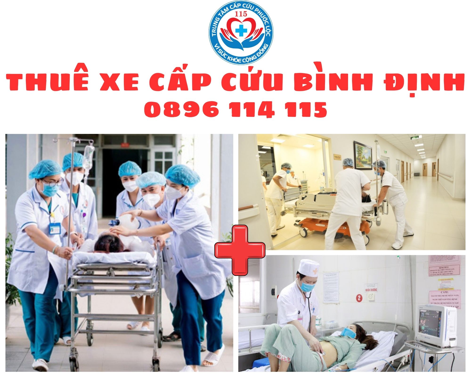thuê xe cứu thương Bình Định 0896 114 115