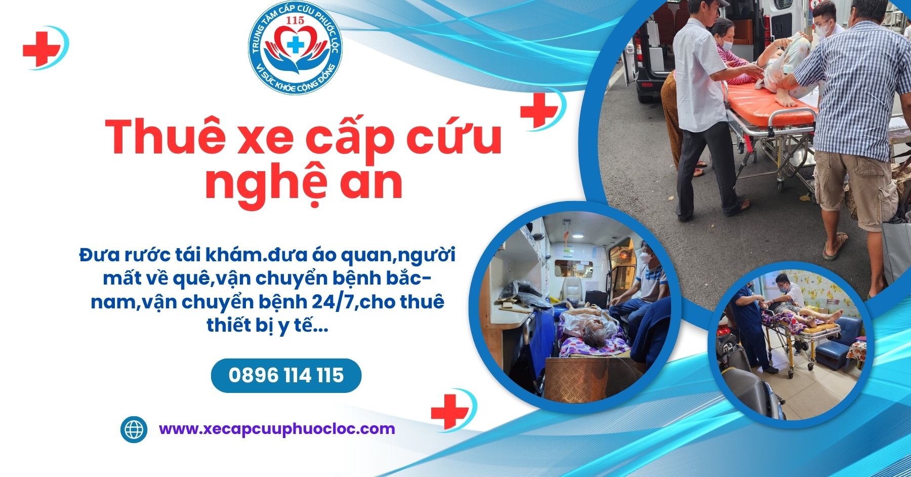 thuê xe cấp cứu Nghệ An 0896 114 115