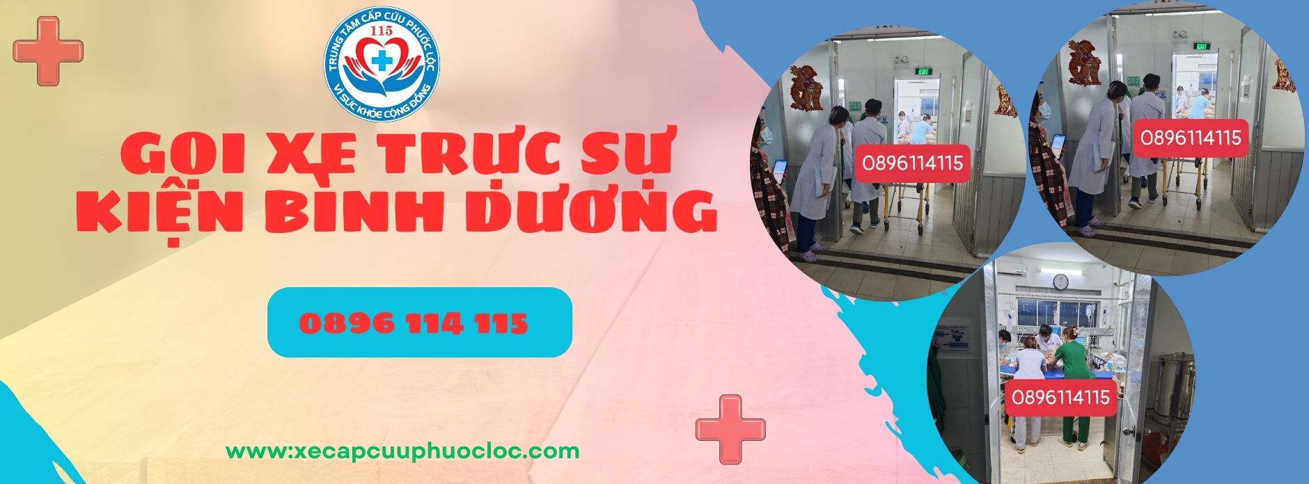 Gọi xe cấp cứu Trực sự kiện Bình Dương 0896 114 115