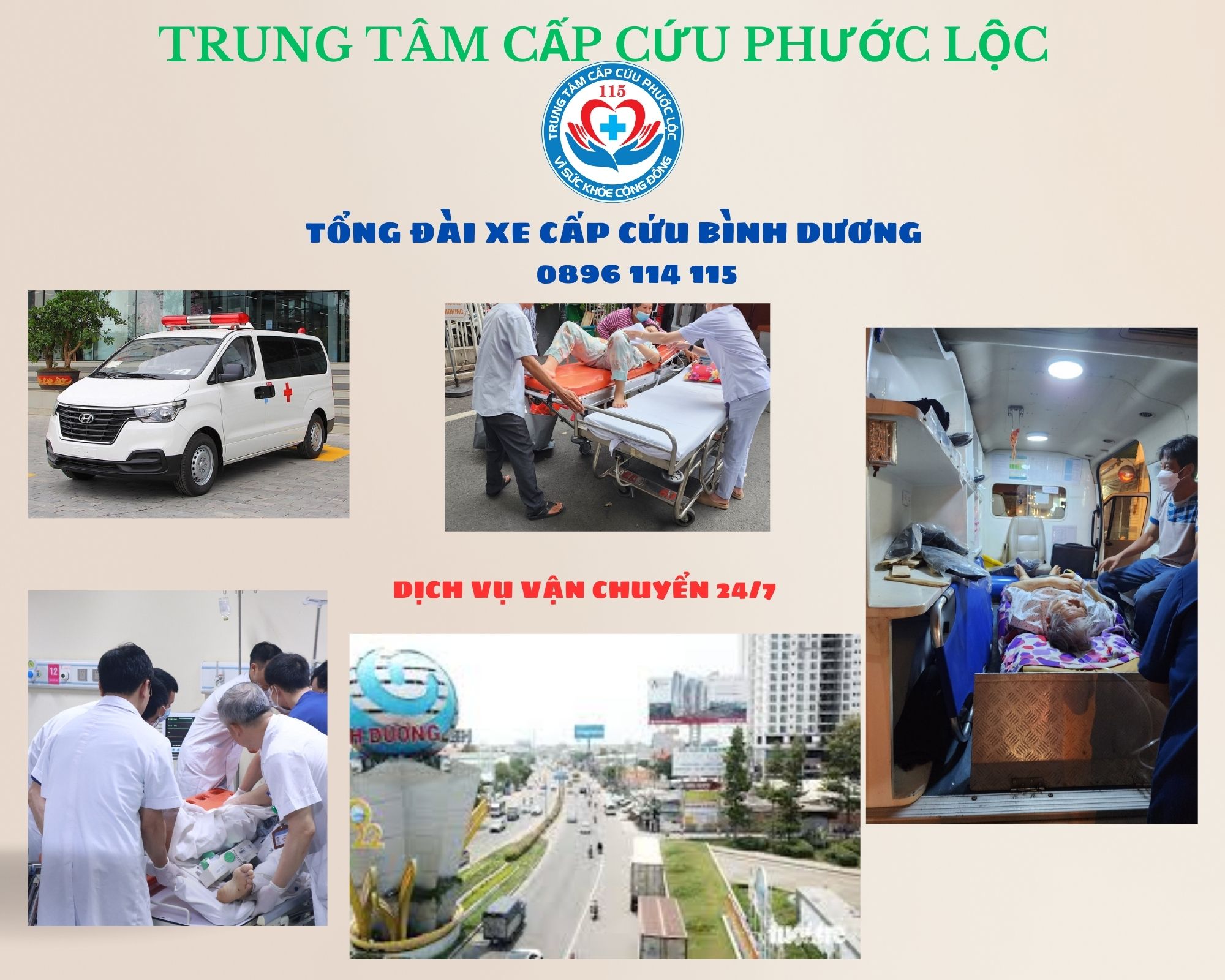 tổng đài xe cấp cứu Bình Dương 0896 114 115 nhanh chóng