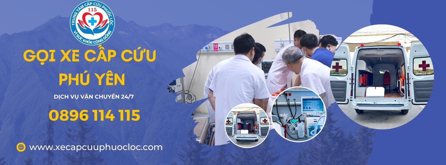 Gọi xe cấp cứu Phú Yên nhanh chóng 0896 114 115
