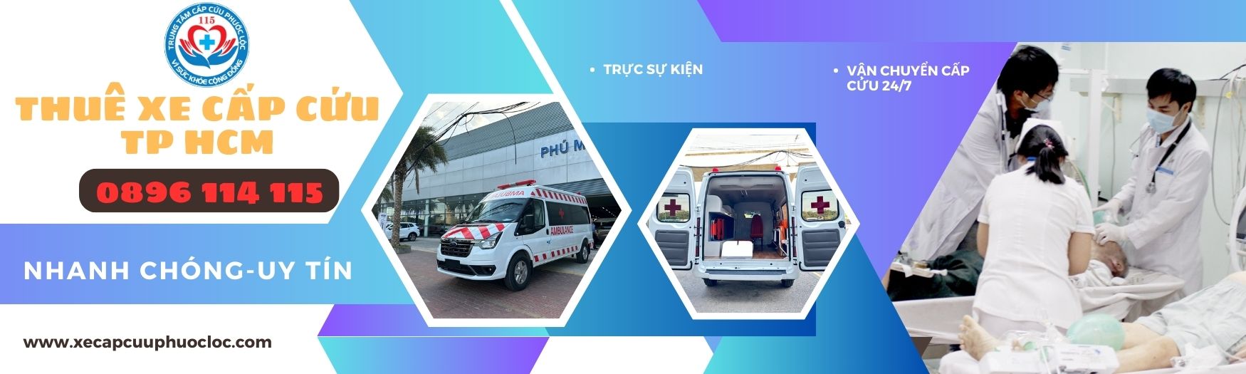 Dịch vụ xe cấp cứu tại TP HCM Nhanh chóng an toàn 0896 114 115