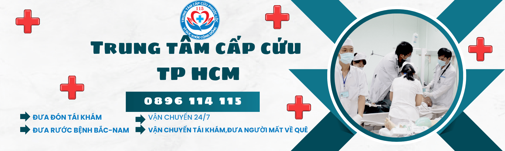 Dịch vụ xe cấp cứu tại TP HCM vận chuyển 24/7 0896 114 115
