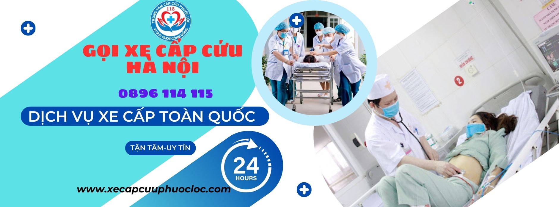 Gọi xe cấp cứu Hà Nội nhanh chóng uy tín 0896 114 115 có bác sĩ đi kèm