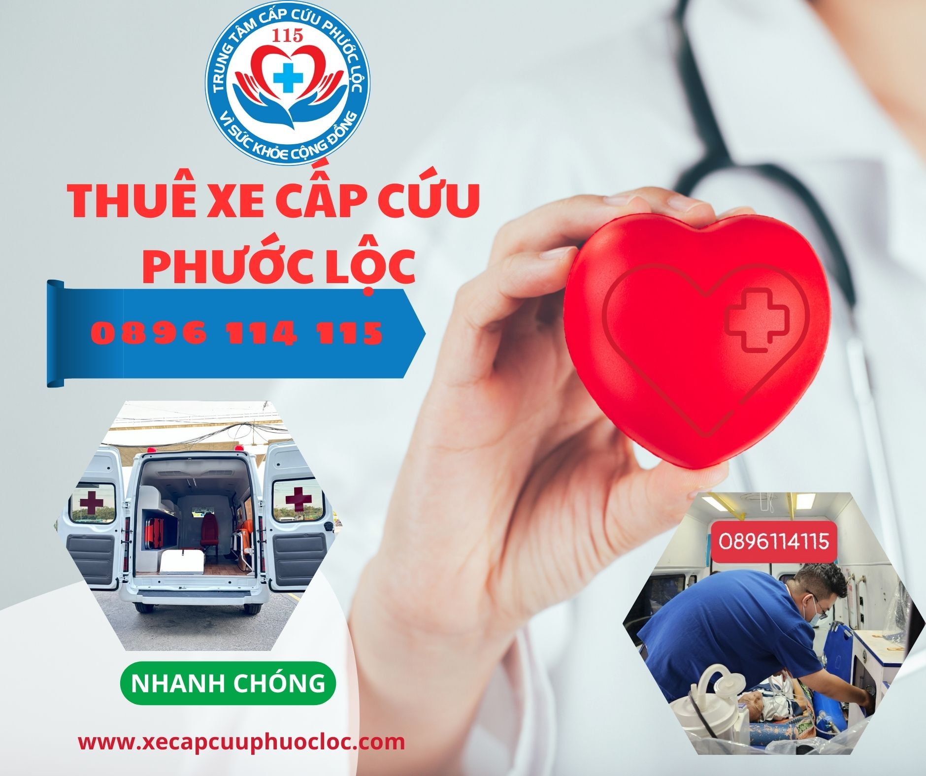 6 lý do nên chọn dịch vụ thuê xe cấp cứu Phước Lộc