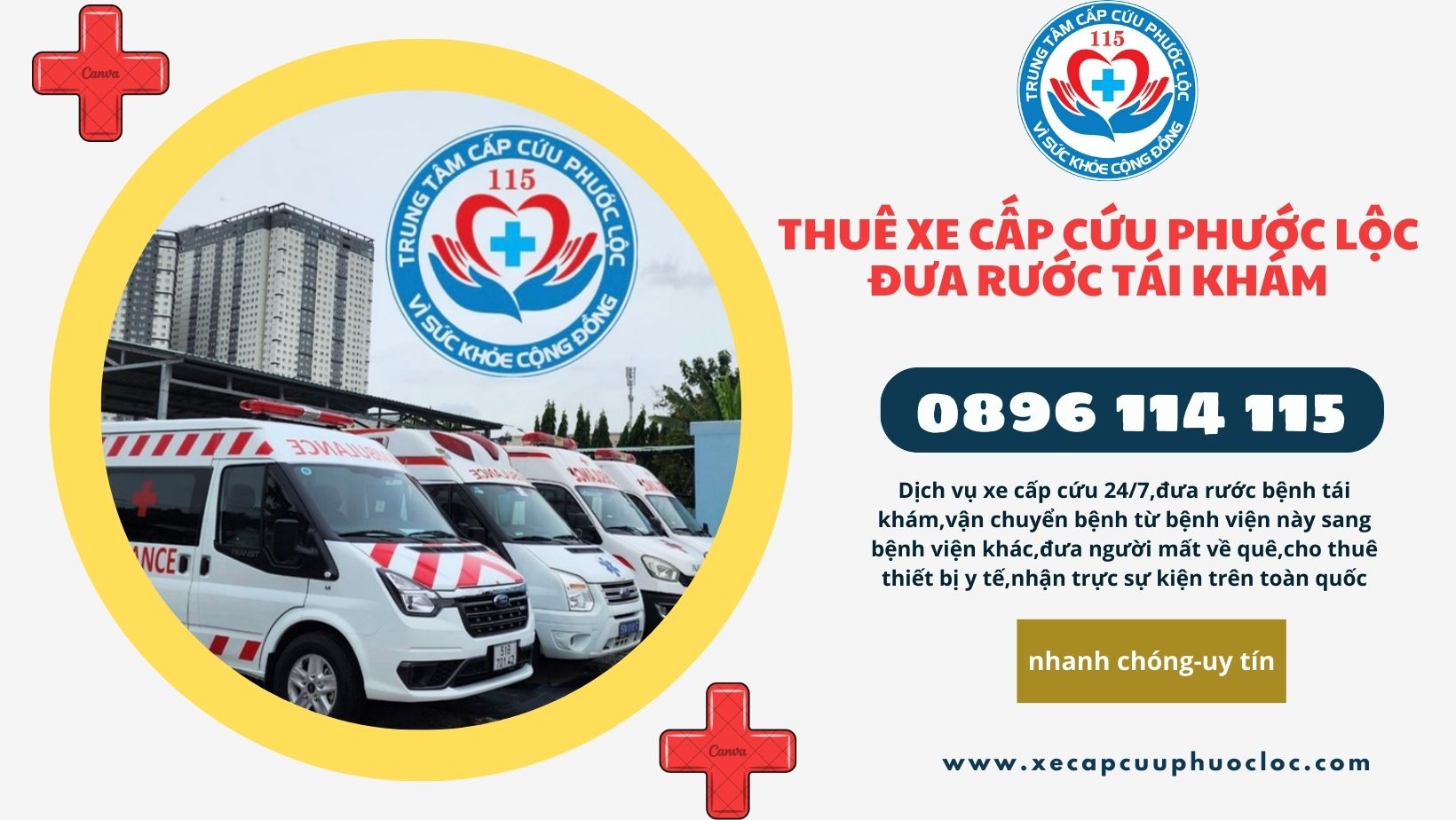 dịch vụ đưa rước tái khám bệnh nội ngoại thành TP Hồ Chí Minh 0896114115