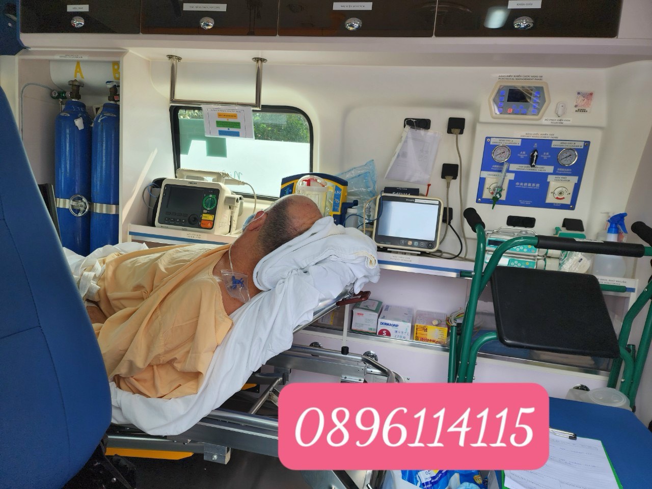 Thuê xe cấp cứu tp Đà Lạt Lâm Đồng 0896114115 nhanh chóng,uy tín