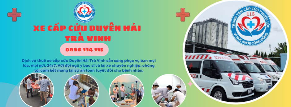 Dịch vụ thuê xe cấp cứu Duyên Hải Trà Vinh sẵn sàng phục vụ bạn mọi lúc, mọi nơi, 24/7.