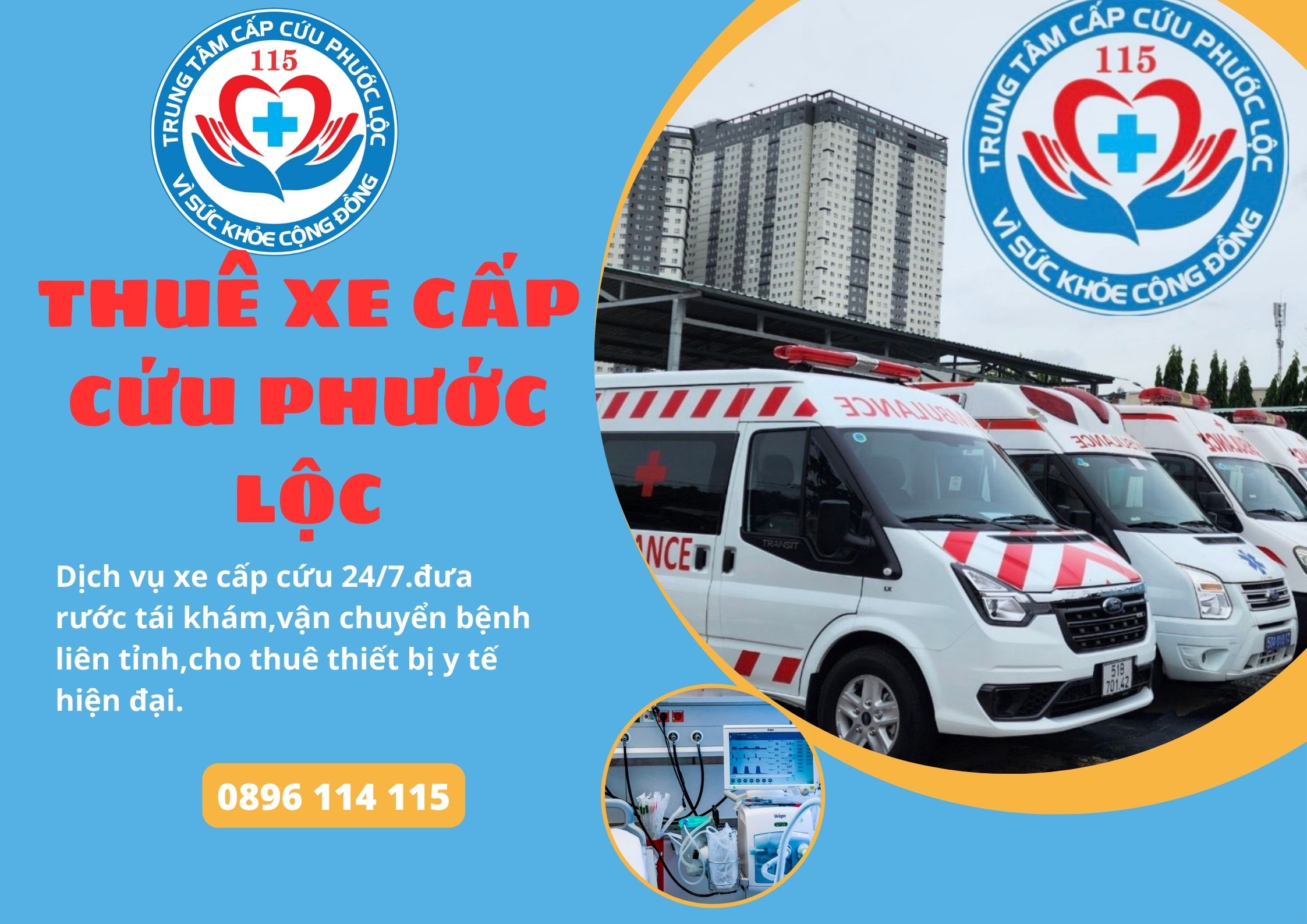 dịch vụ đưa rước tái khám bệnh trên toàn quốc hotline 0896114115