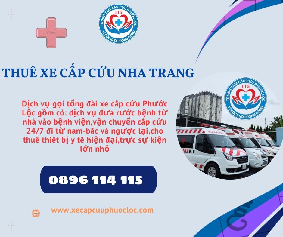 Dịch vụ thuê xe cấp cứu Nha Trang nhanh chóng an toàn