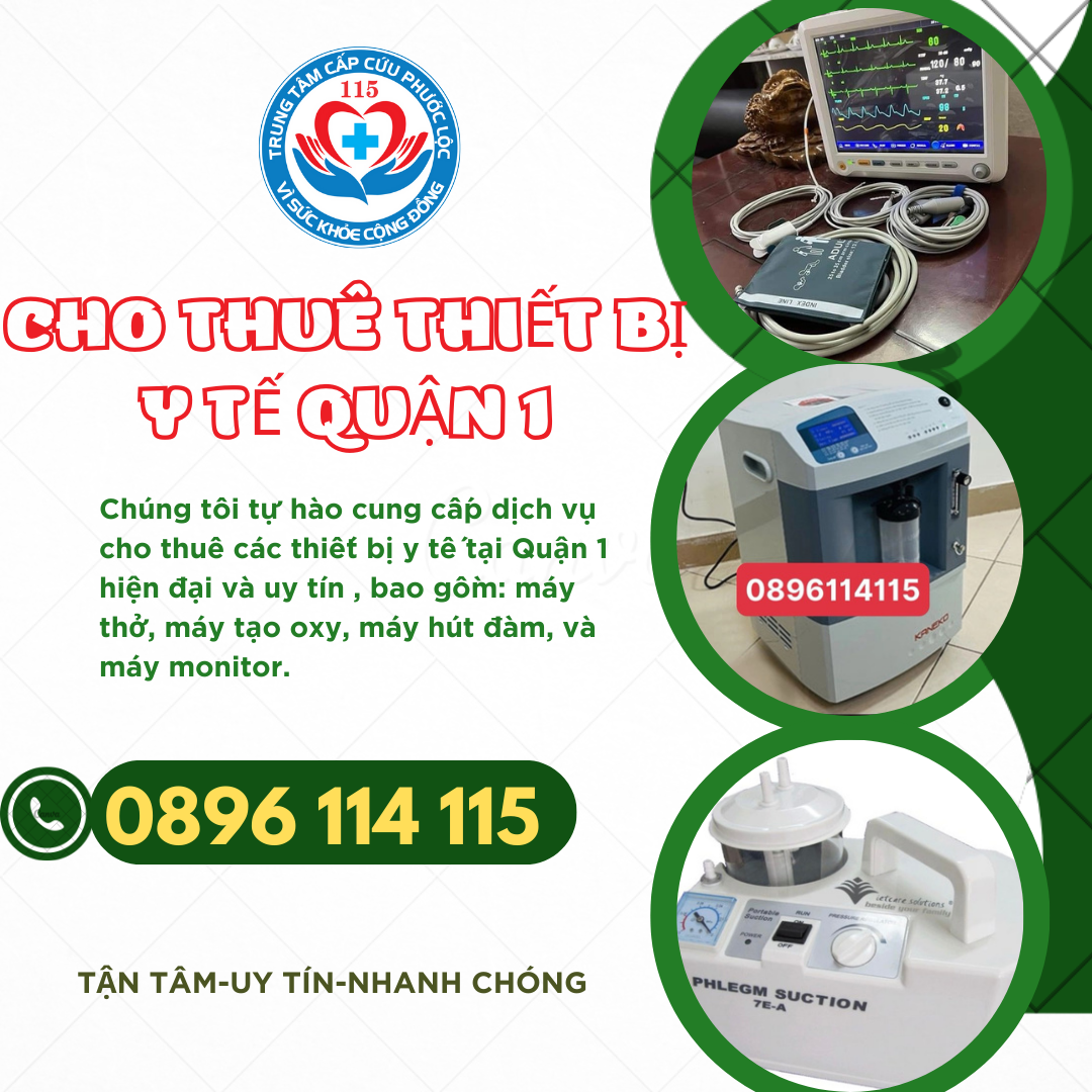 cho thuê các thiết bị y tế tại Quận 1 hiện đại và uy tín