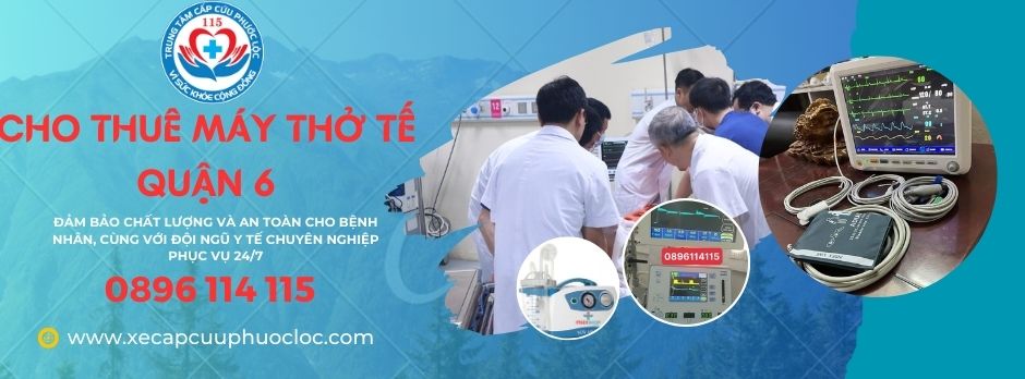 Dịch vụ cho thuê máy thở tại Quận 6 nhanh chóng,phục vụ 24/7