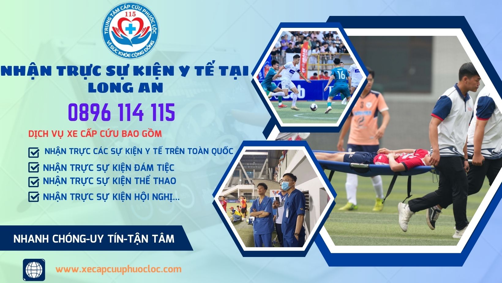 Nhận trực sự kiện y tế tại Long An