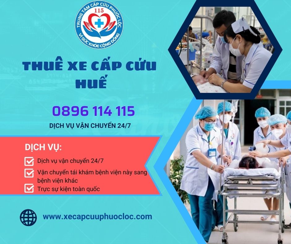 thuê xe cấp cứu huế vào sài gòn nhanh chóng