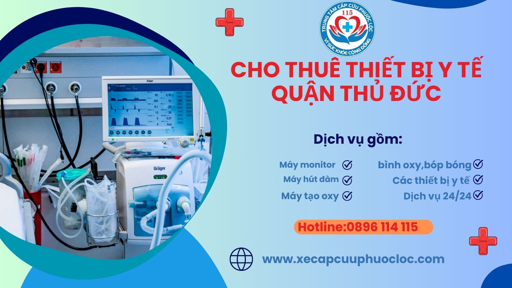 cho thuê thiết bị y tế quận Thủ Đức