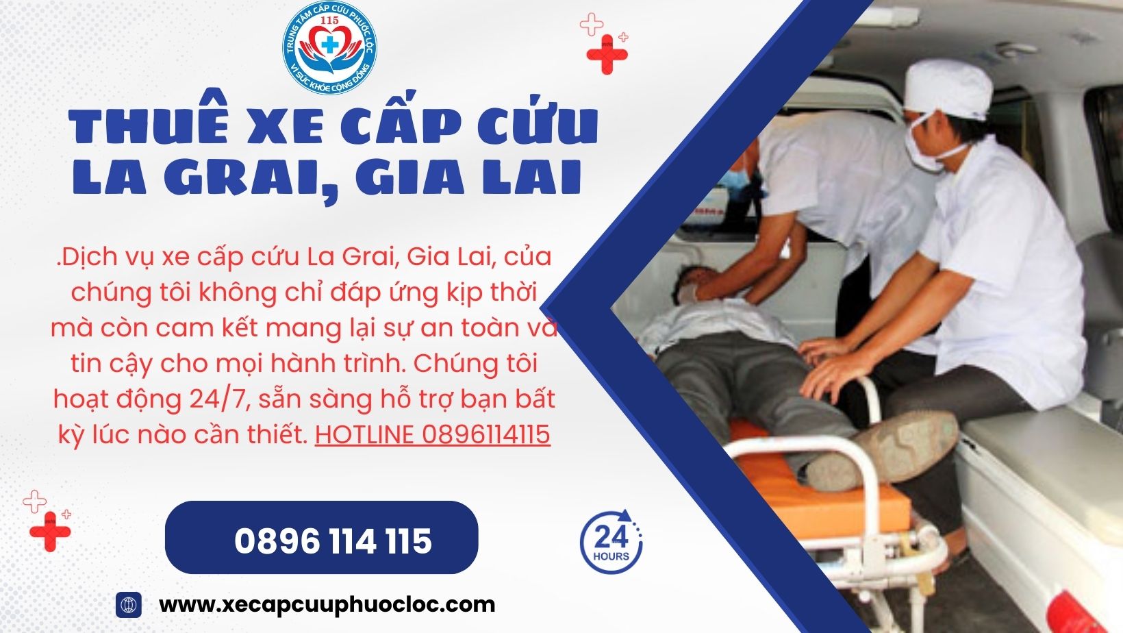 Dịch vụ xe cấp cứu La Grai, Gia Lai