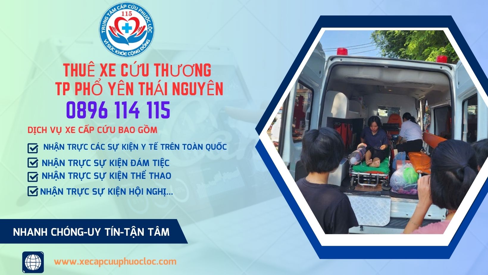 xe cấp cứu Tại TP Phổ Yên,Thái Nguyên,