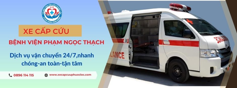 Vận chuyển bệnh từ các tỉnh lên bệnh viện Phạm Ngọc Thạch hotline 0896114115