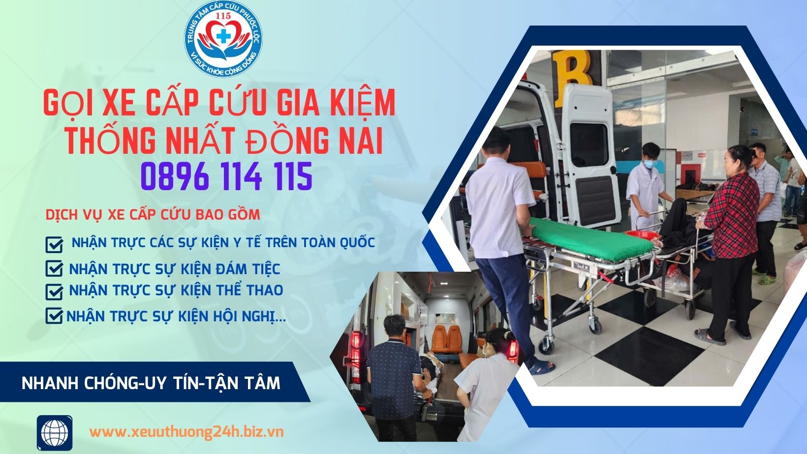 Gọi xe cấp cứu Gia Kiệm huyện Thống Nhất Đồng Nai