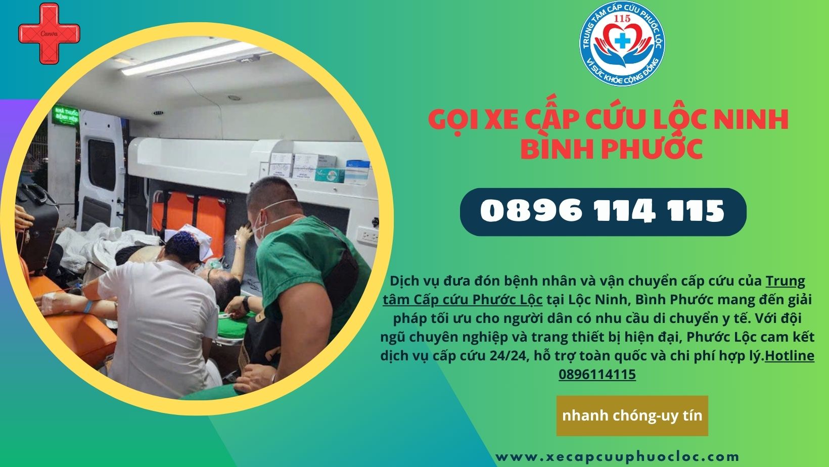 Dịch vụ đưa rước tái khám từ Lộc Ninh, Bình Phước đến các bệnh viện tại TP.HCM